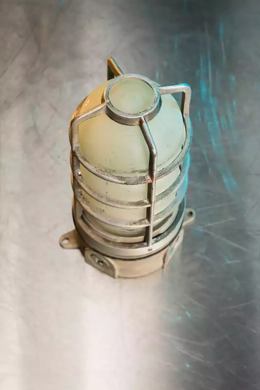 Image of Caged Pendant Jelly Jar Light