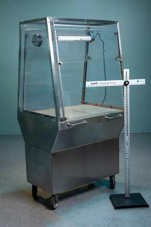 Image of Rolling Glass Lab Enclosure