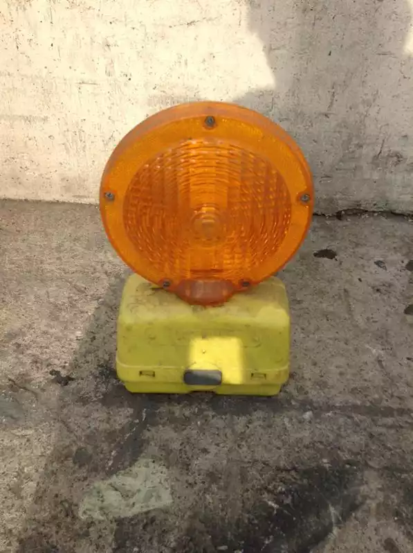 Image of Yellow Road Contruction Light