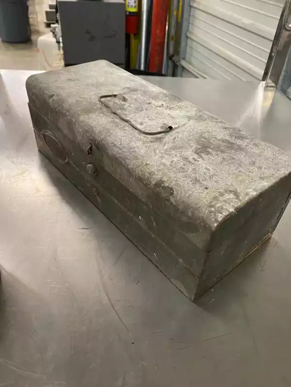 Image of Antique Metal Tool Box