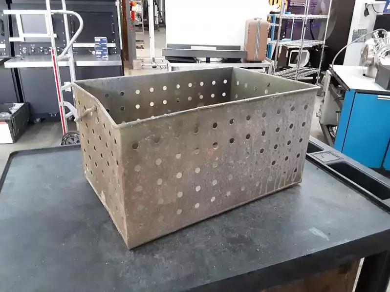 Image of Metal Basket W/ Holes