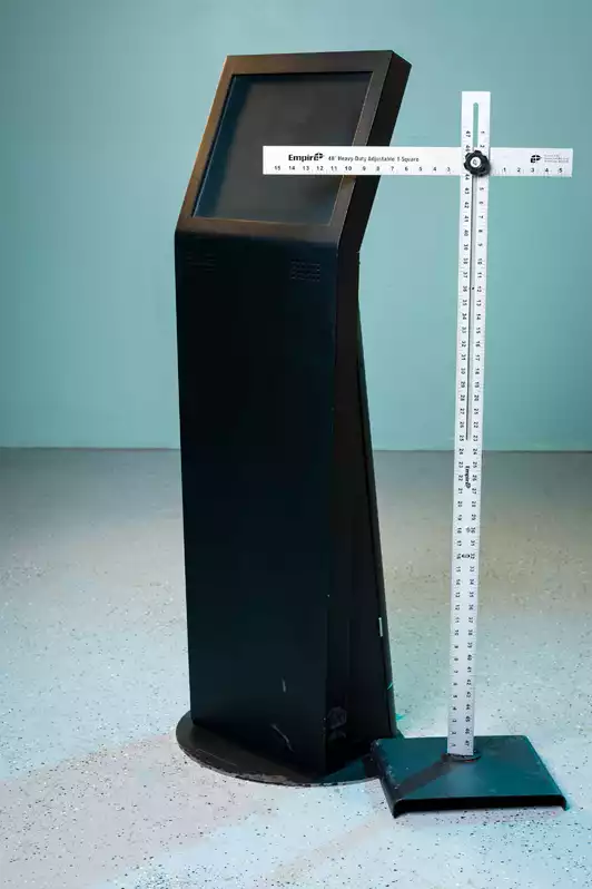 Image of Black Informational Kiosk