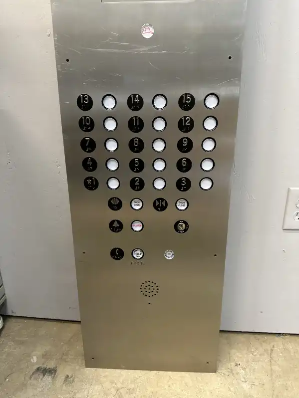 Image of 15 Floor Elevator Selection Panel