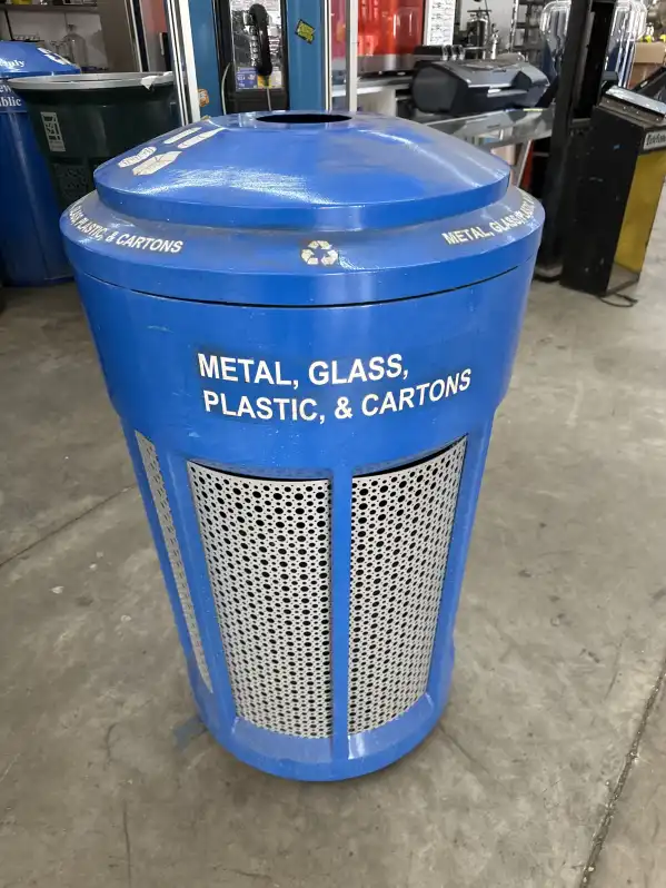 Image of Blue Mix Recycle Can