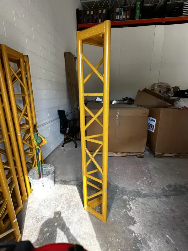 Image of 72" Yellow Aluminium Truss