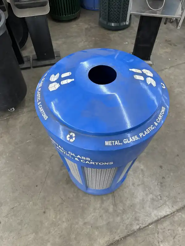 Image of Blue Mix Recycle Can