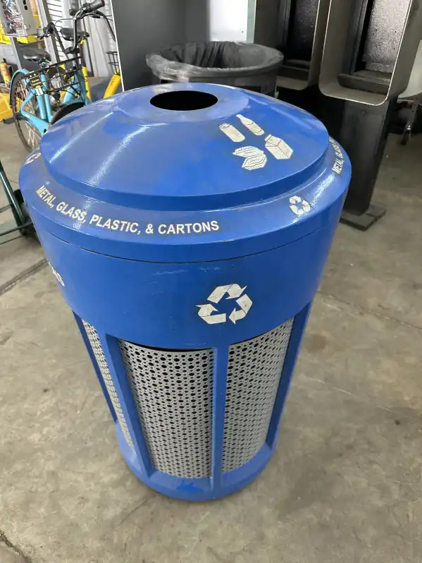 Image of Blue Mix Recycle Can