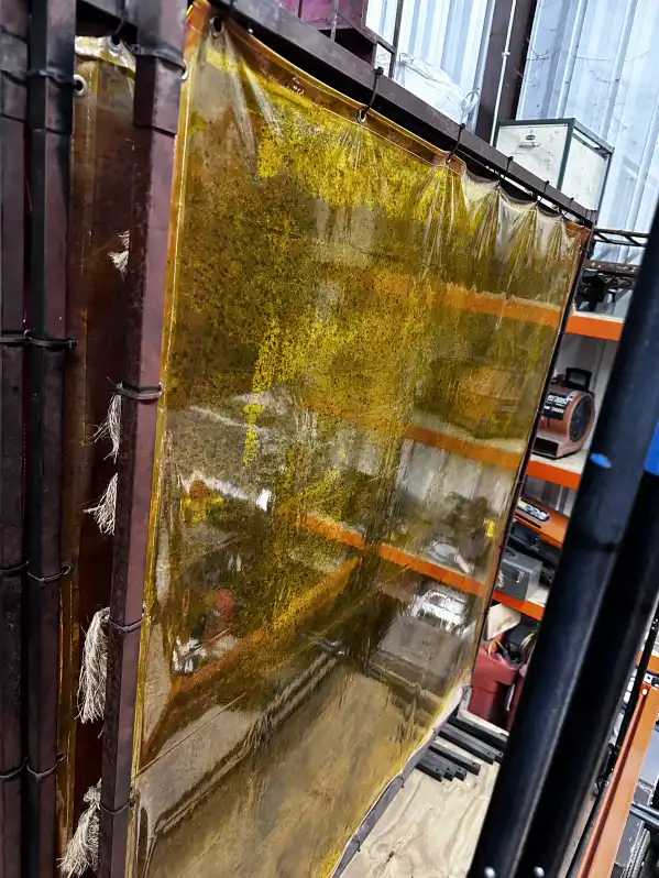 Image of Yellow Welding Screen