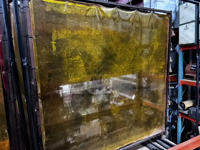 Image of Yellow Welding Screen